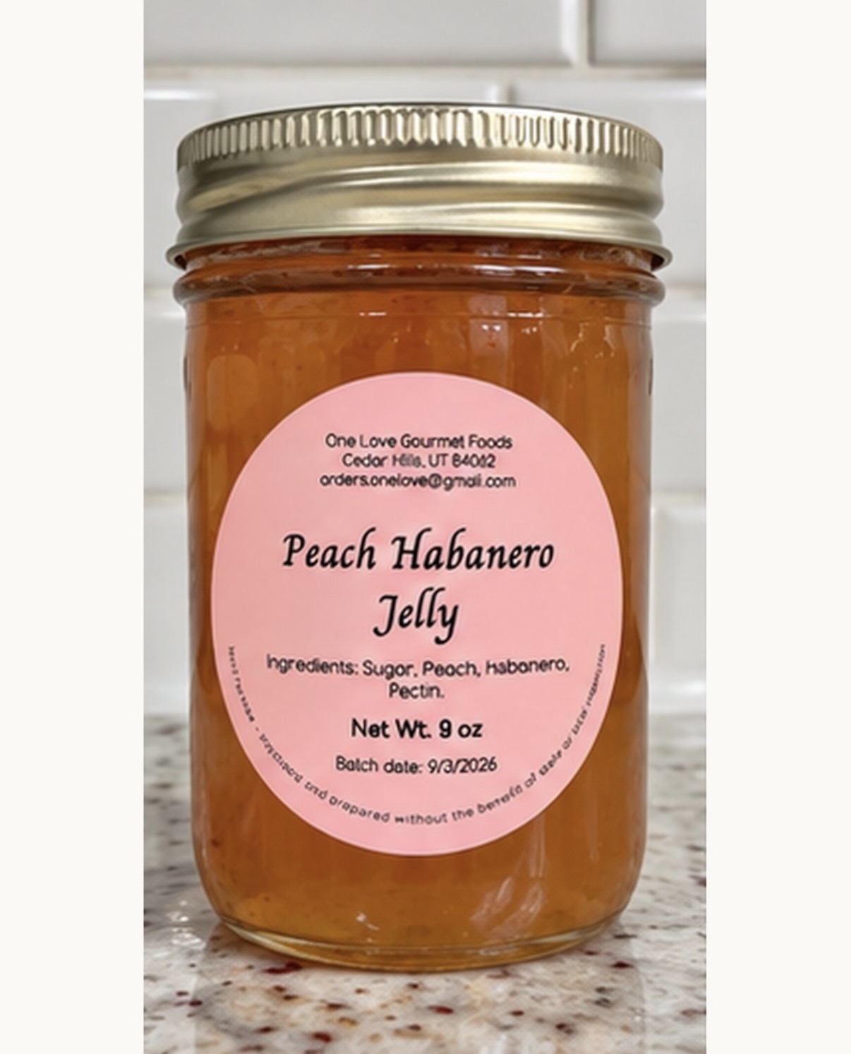 Peach Habanero Jelly
