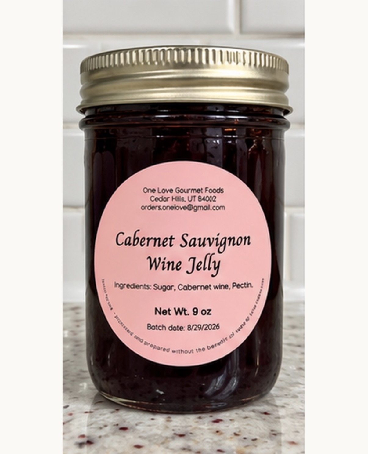Cabernet Sauvignon Wine Jelly