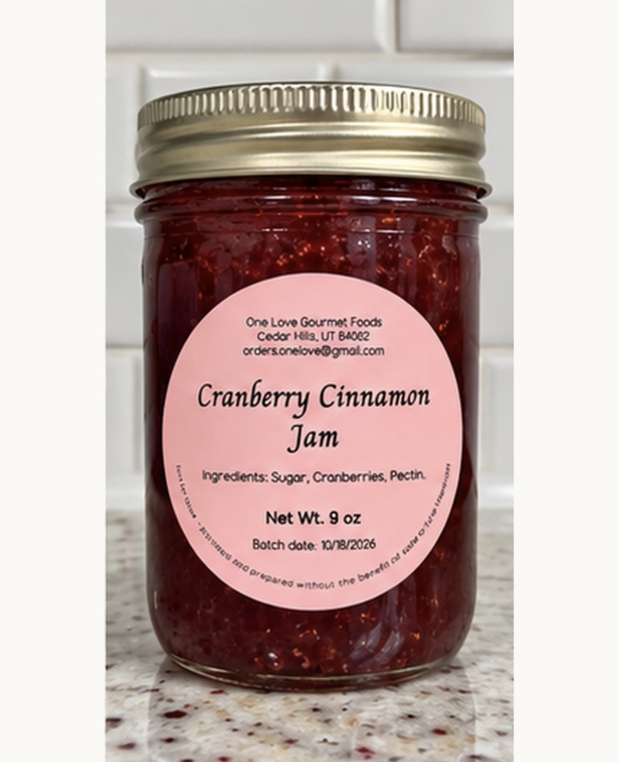 Cranberry Cinnamon Jam